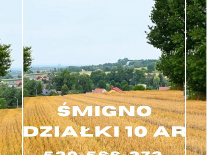 Śmigno działki budowlane 10 ar