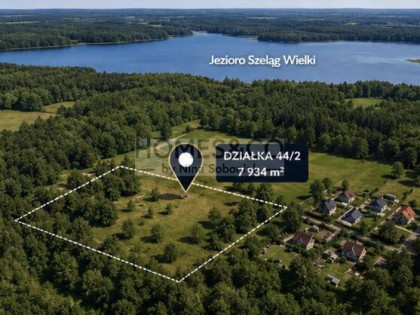 Duża działka 7 934 m2 w Plichcie, gm. Łukta