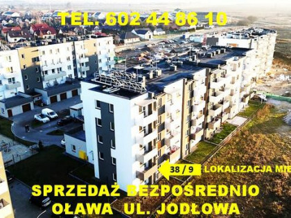Mieszkanie Oława 3 pokoje-I piętro-54,13m2-balkon-winda