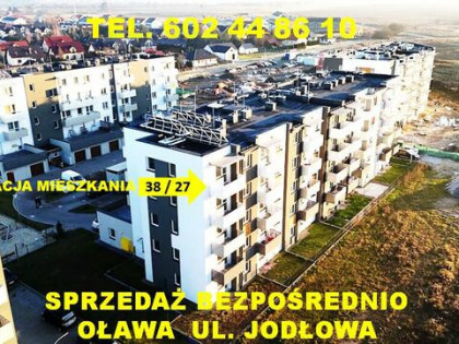 Mieszkanie Oława 3 pokoje-IV piętro-53,92m2-balkon-winda