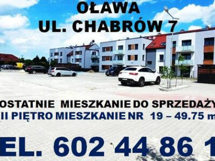 Mieszkanie Oława 3 pokoje-II piętro-49.75 m2-balkon-winda