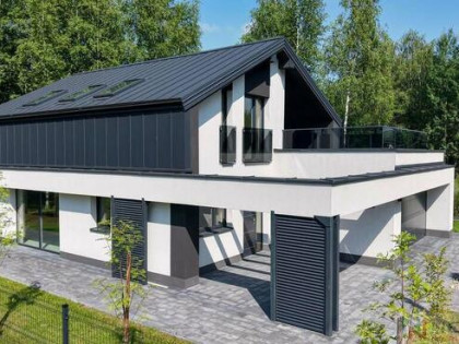 Wyjątkowy dom, nowoczesny projekt 175m2