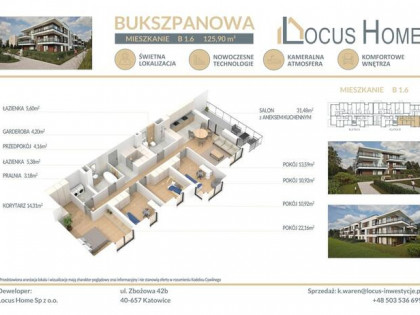 Nowoczesne mieszkanie 5-pokojowe z balkonem