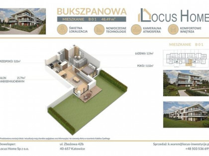 Nowoczesne mieszkanie 2-pokojowe z OGRÓDKIEM