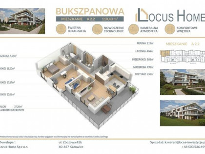 Nowoczesne mieszkanie 4-pokojowe z balkonem