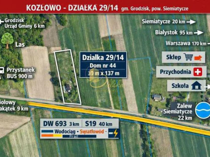 Stare siedlisko w Kozłowie  70/5000m2