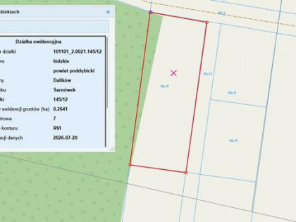 Działka budowlana 2641 m² | WZ na 2 domy | Dobrzań