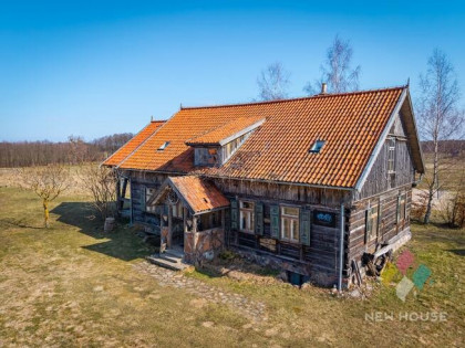 Zdory, dom z bala na działce 6471 m2, basen, sauna