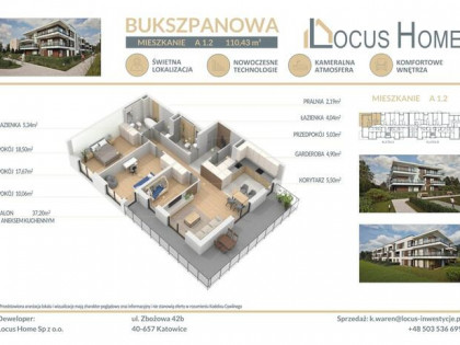 Nowoczesne mieszkanie 4-pokojowe z balkonem