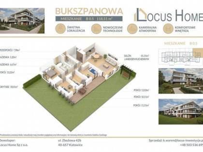 Nowoczesne mieszkanie 5-pokojowe z ogródkiem