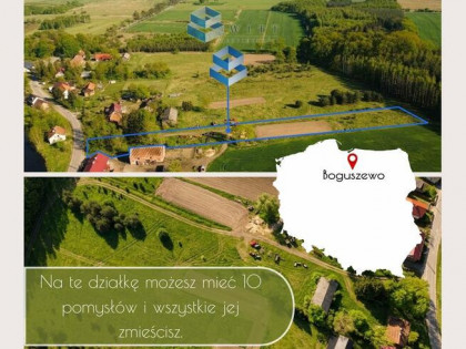 Działka budowlana Boguszewo gm. Miłomłyn