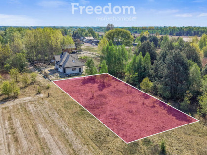 Na sprzedaż działka budowlana 1076 m² Stare Lipiny