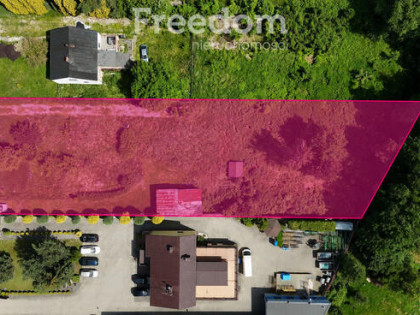 Działka budowlana 2174 m² z warsztatem – Wrzosowa
