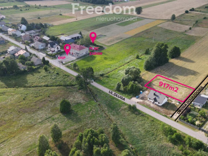 Działka budowlana 917 m² na sprzedaż