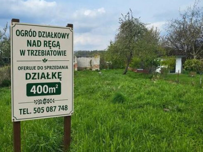 Ogródek działkowy w Trzebiatowie