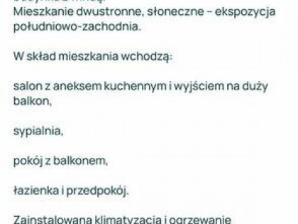Sprzedam mieszkanie 72m.