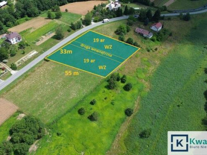 Działka budowlana Glinik Górny gm. Frysztak,