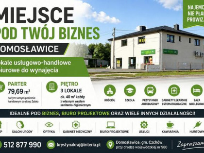 Lokal pod Twój biznes Domosławice