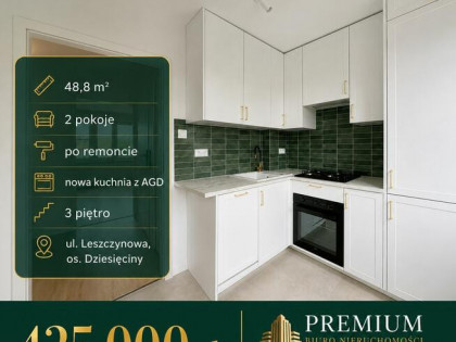 2 pokoje po remoncie 48m2 os. Dziesięciny