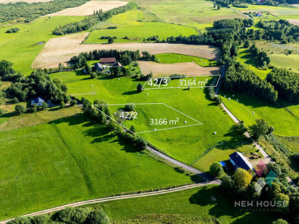 Działki budowlane Derc, media, sielski klimat
