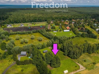 Działka w Jantarze nad polskim morzem.