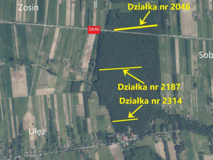 Działka Ułęż
