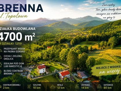 Działka Brenna ul. Topolowa