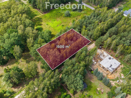 Działka budowlana 1500 m² – Makówka