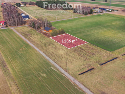 Działka 1136m² z Warunkami Zabudowy  w Podkampinos
