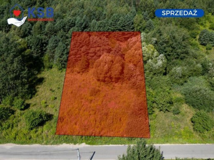 Ustawna, zielona działka budowlana-1535m2 - Janik