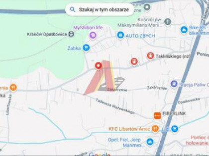 Działka budowlana Kraków Podgórze, Opatkowice, Taklińskiego