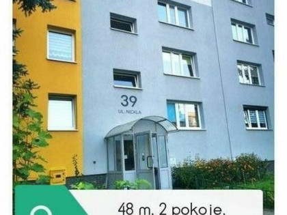 Miechowice 48 m, 2 pokoje, balkon, inwestycja, wynajęte.