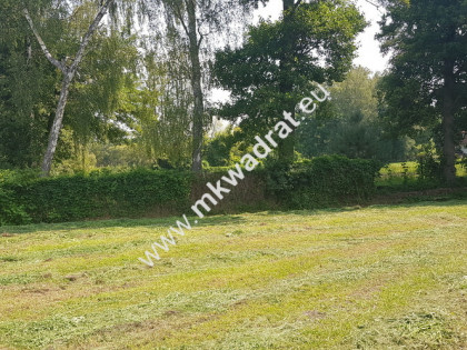 Działka budowlana 939 m², media w drodze, MPZP