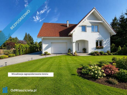 Nowo wykończony dom 200 m² w Rynie – działka 1000 m², garaż dwustanowiskowy, 500 metrów do plaży
