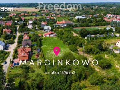 Działka 1496 m² | wniosek WZ, Marcinkowo, Mrągowo