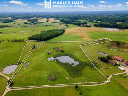 Siedlisko 4 ha ze stawem | Puszcza Borecka Mazury