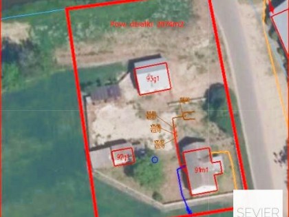 Dom | Budynki Gospodarcze | Działka 2074 m2  | przy Rzece SONA