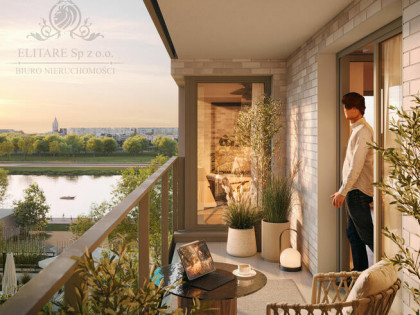 Apartament 91,91m2, 5 pokojowe z balkonem 13,01m2/ widok na rzekę