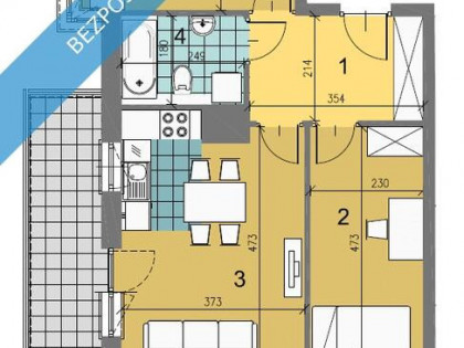 Mieszkanie 3-pokojowe. Duży balkon. Dobra komunikacja, Od właściciela