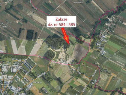 Działka leśna Zakrze gm. Łosice
