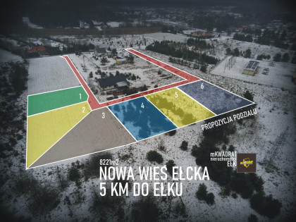Działka Ełk Nowa Wieś Ełcka ul. Sportowa