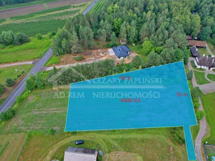 Działka budowlana Uściąż gm. Karczmiska, Uściąż