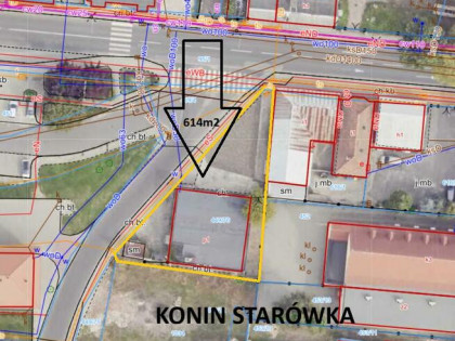 Działka budowlana Konin, Szarych Szeregów