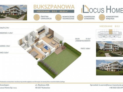 Mieszkanie 3-pokojowe Katowice ulica Bukszpanowa