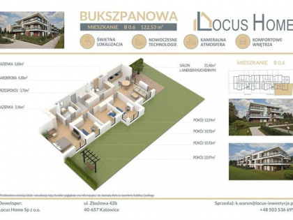 Mieszkanie 5-pokojowe Katowice ulica Bukszpanowa