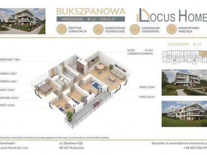 Mieszkanie 4-pokojowe Katowice ulica Bukszpanowa