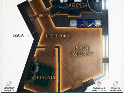 Grzegórzecka Grzegórzki Kraków Piękne mieszkanie 2-pokojowe