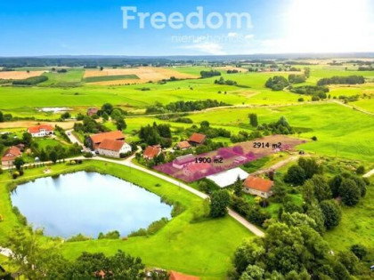 Siedlisko z sadem i widokiem na staw