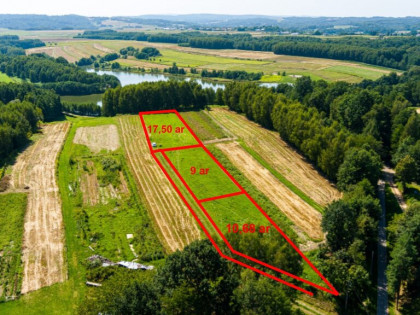 Działka nad zalewem 17 ar w Skrzyszowie 198 000 zł