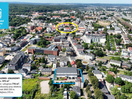 Pawilon Handlowy 975 m²| parking 700 m ² |Centrum Wejherowa